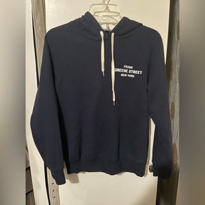 Frame hoodie dark blue
